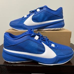 Nike Zoom Freak 5 Team Basketball Shoes Mens Size 13 Game Royal DZ2946-400